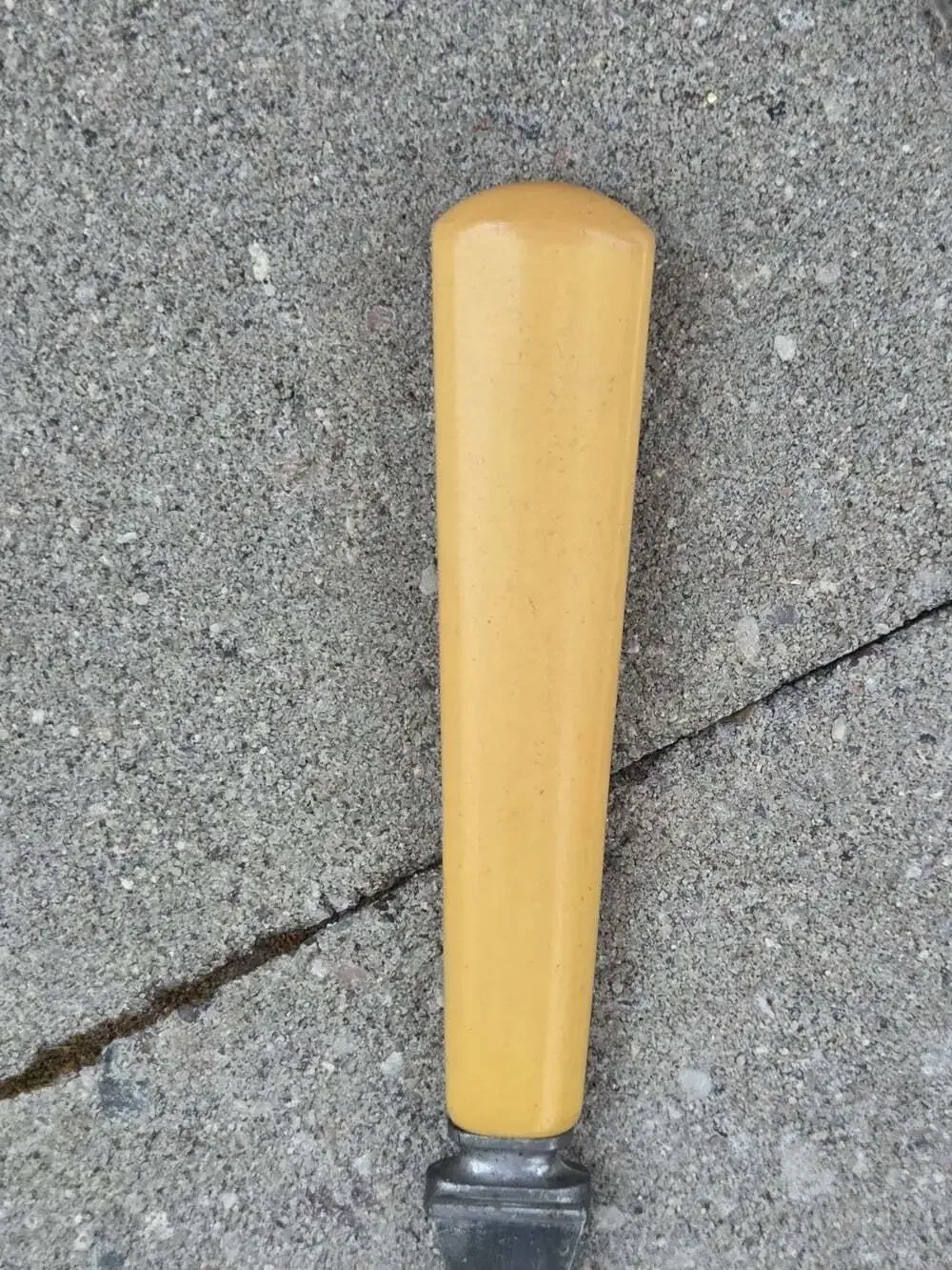 Vintage Bakelite Handle Two-Tine Serving Fork Cold Meat Utensil
